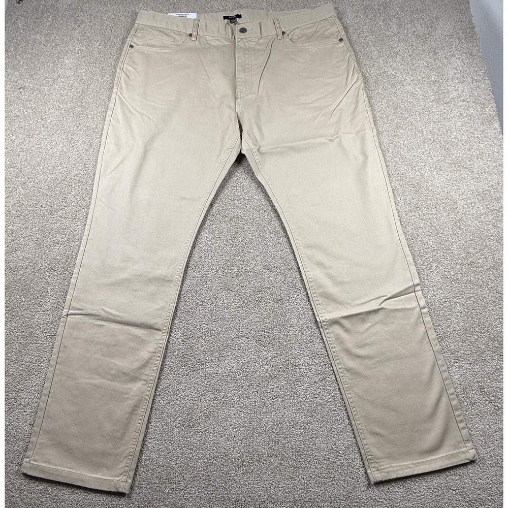 Alfani Men's Straight Leg Jeans 32x32 Pale Khaki Beige Denim New‎